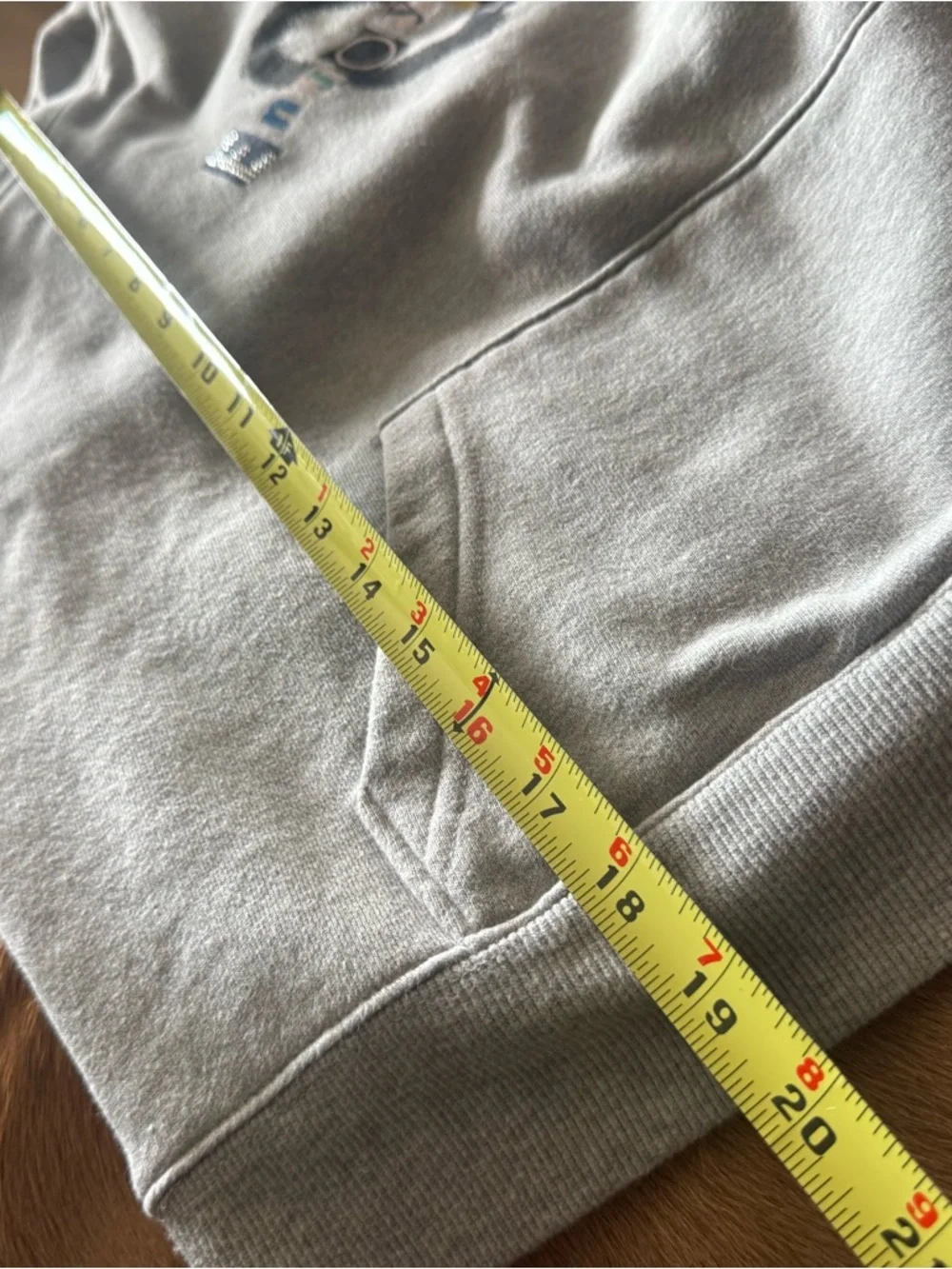 New Zadig & Voltaire Light Gray Graphic Hoodie with Multicolor Lettering - Picture 10 of 13